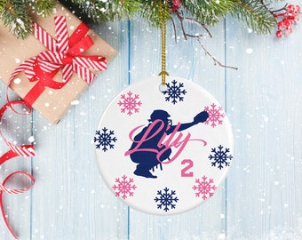 Softball Ornament, Porcelain Ornament, Fastpitch softball, Catcher Design, Gifts for Softball