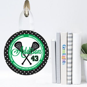 Lacrosse Sticks Locker, Door, Wall Decoration, Personalized, Monogrammed, LAX Gifts