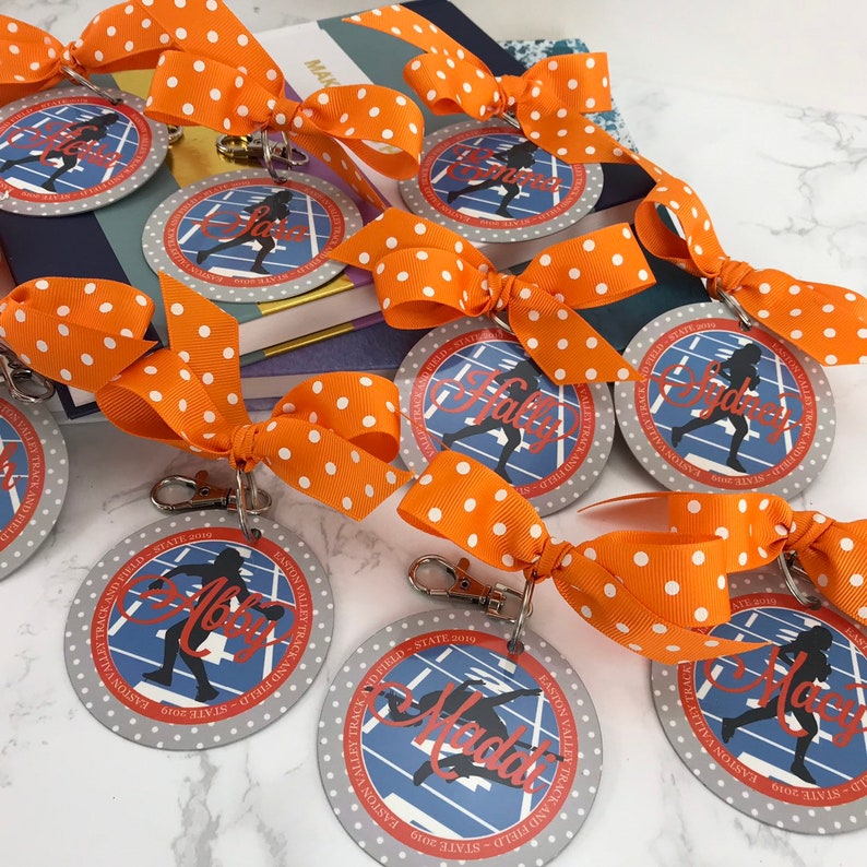 Runner Bag Tag Aluminum Bag Tag Track and Field Gift Outer Etsy