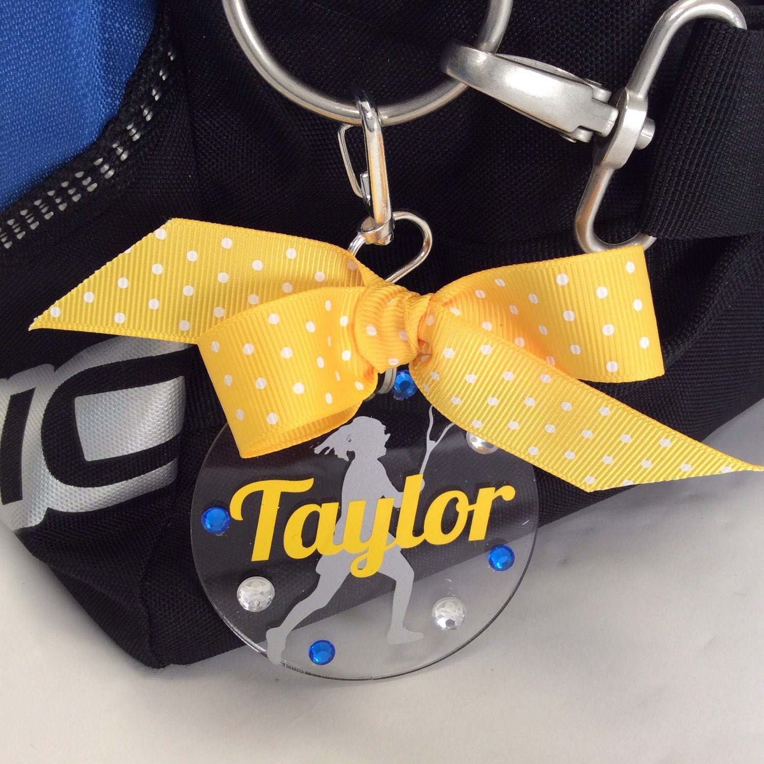 Lacrosse Girl Bag Tag Personalized Gifts for Lacrosse LAX Etsy