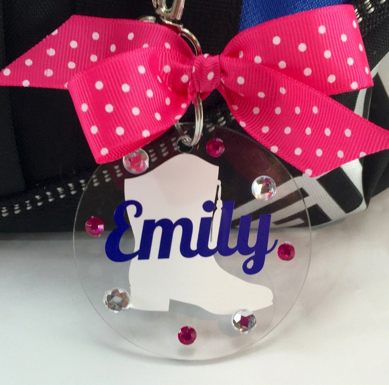 Drill Team Boot Bag Tag Personalized Gifts for Drill Teams Etsy