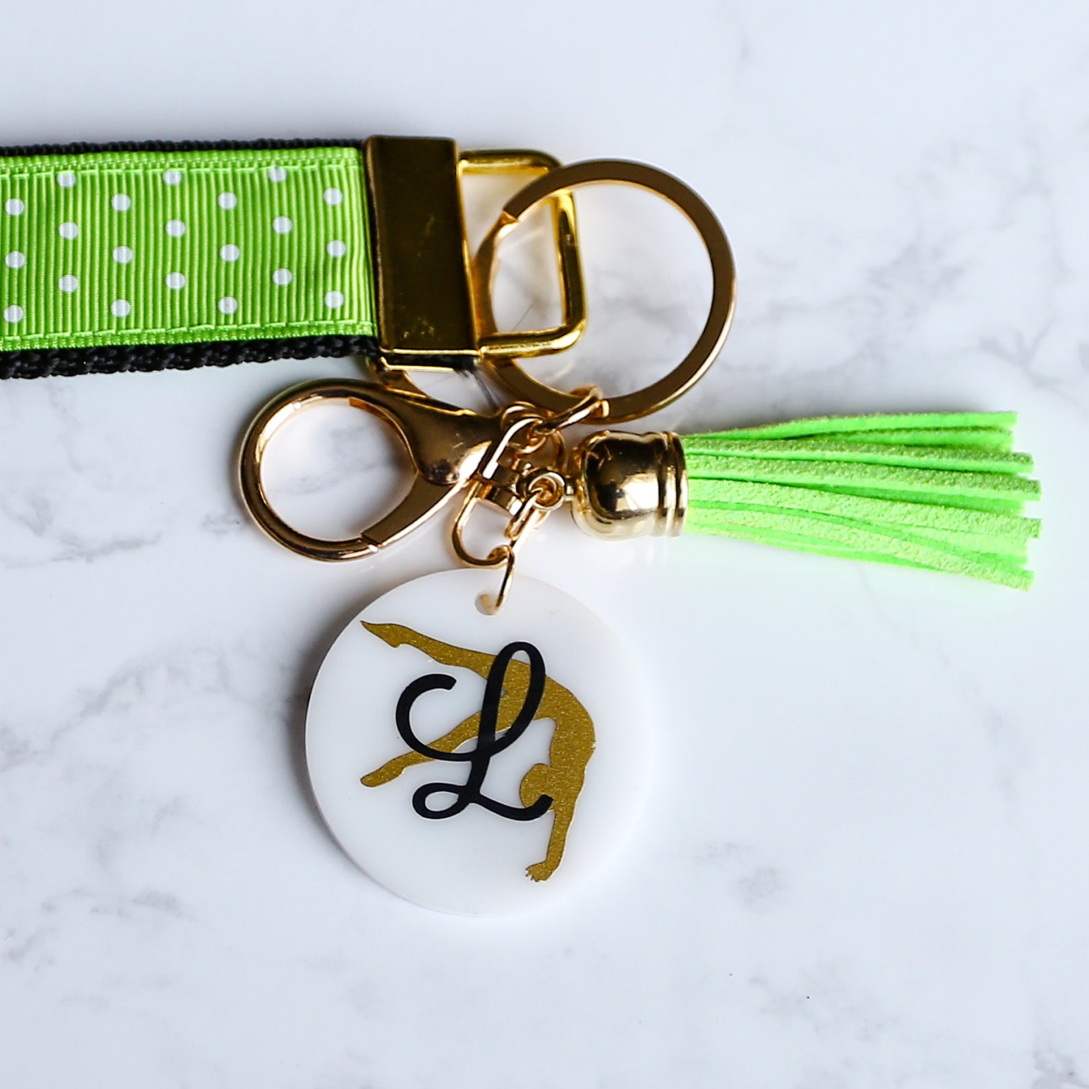 Gymnast Gymnastics Handspring Gymnast Accessory Lanyard Etsy