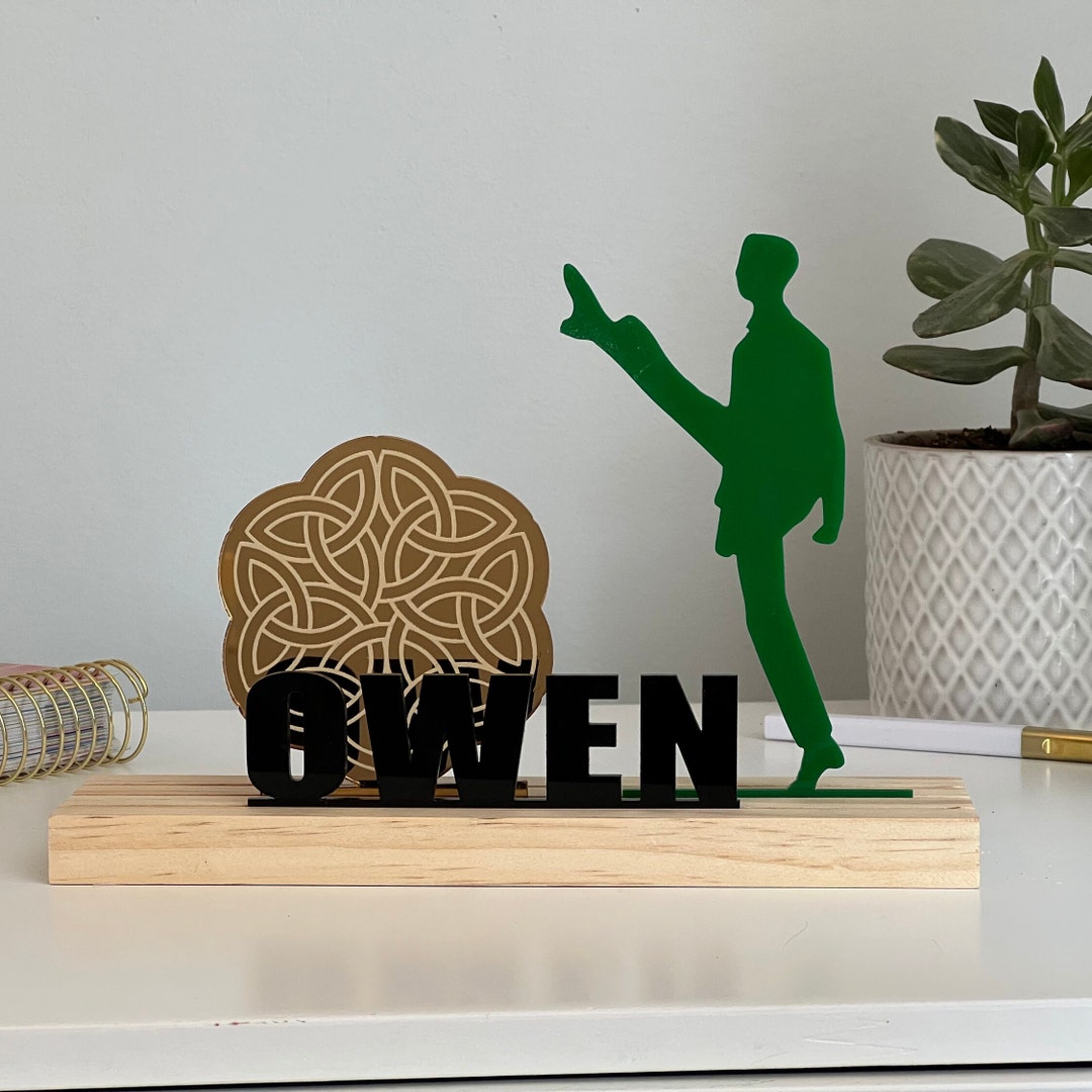 Irish Dancer Grandstand, Personalized Mens Irish Dance Gift, Choose