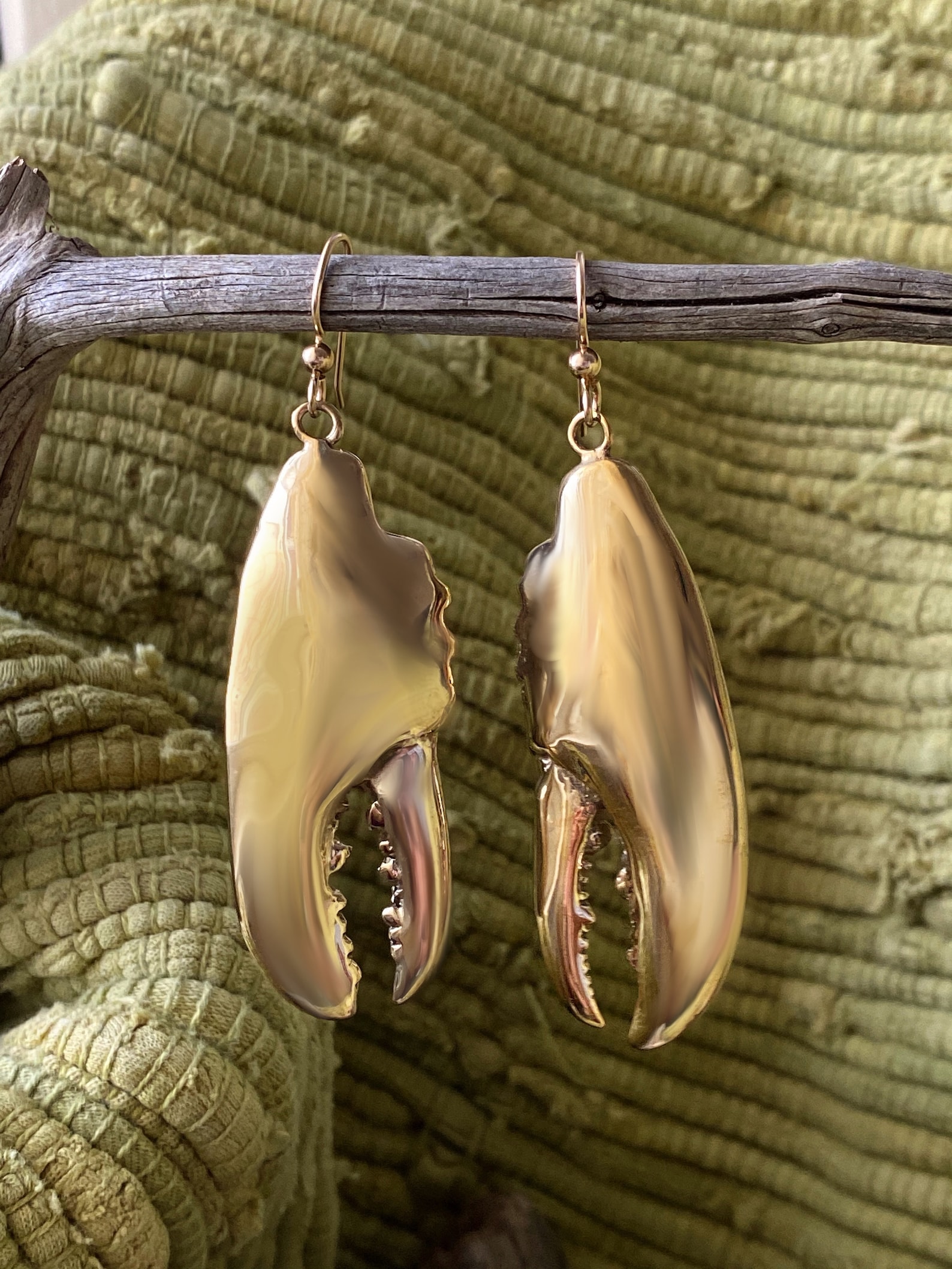 Lobster Claw Earrings Etsy