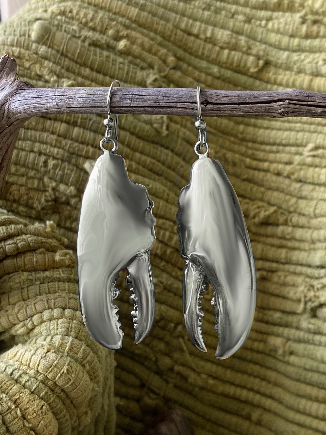 Lobster Claw Earrings Etsy