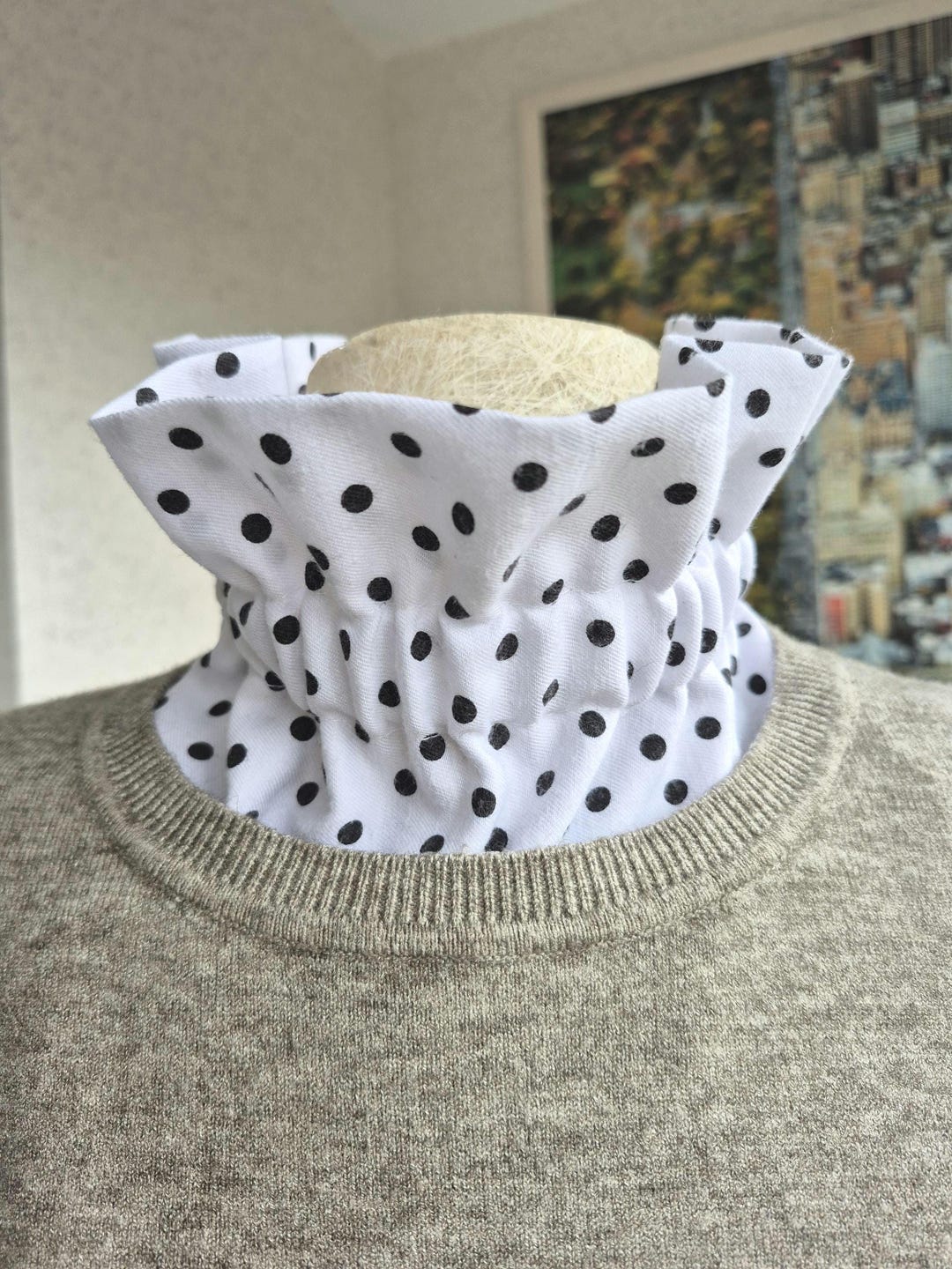 Neck Riff Neck Ruff Removable Collar, Victorian, Edwardian, or Regency Neck ...