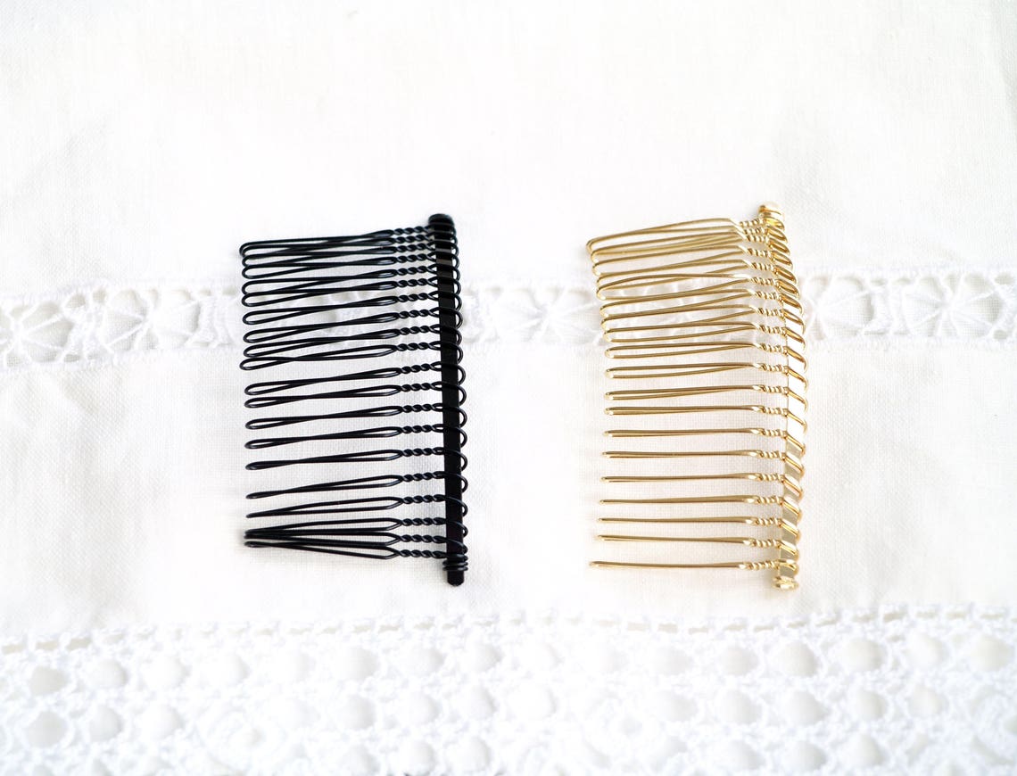 Cream White Flower Hair Comb Handmade Silk Flowers Bridal Etsy