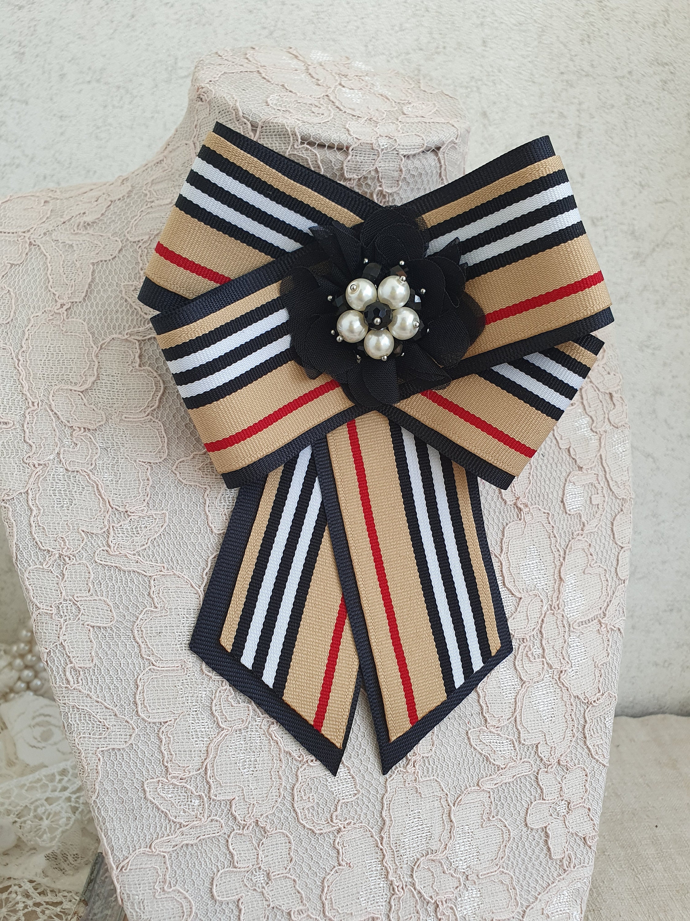 Gucci Ribbon Brooch Etsy Australia
