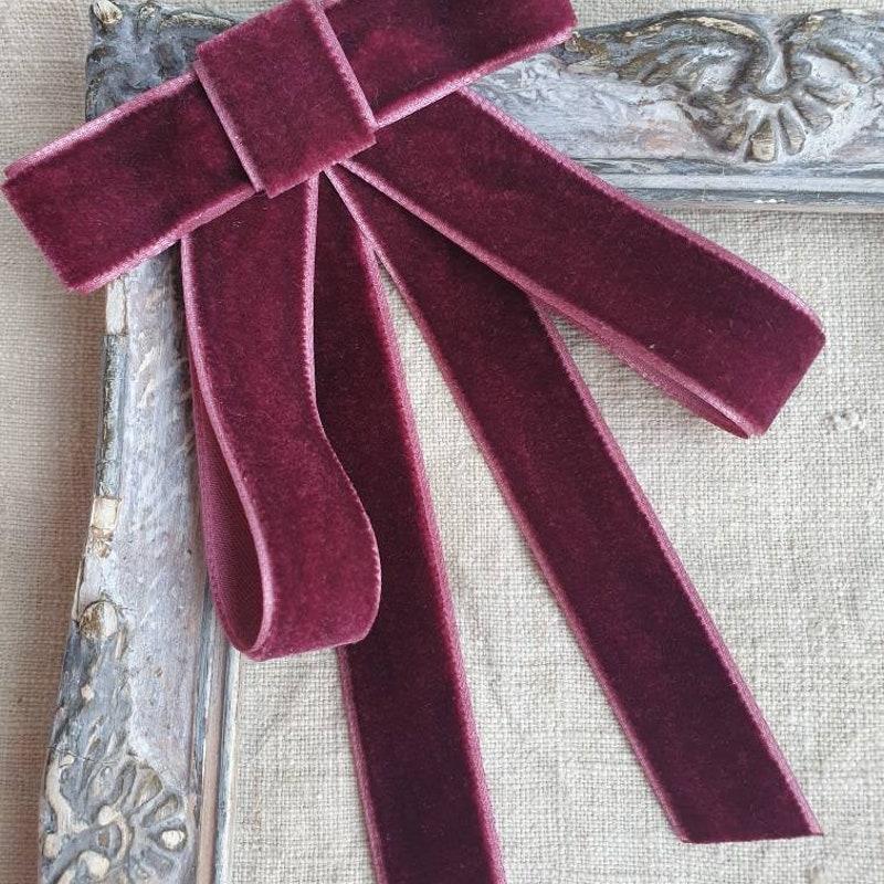burgundy bow ties