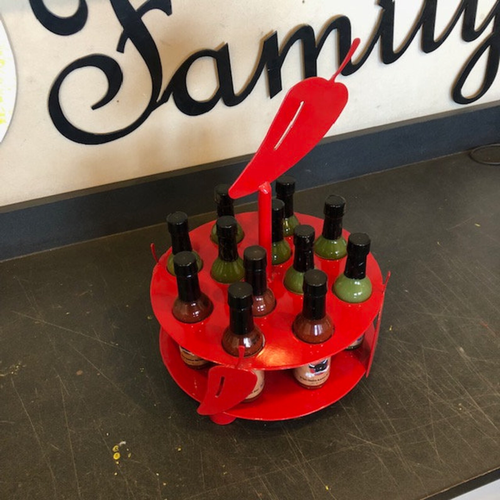 Hot Sauce Display Stand Holds 12 Bottles of Hot Sauce With Etsy