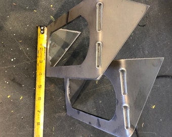 The ROP Shop (Pack of 6) Powder Coated Metal Light Mounting The ROP Shop (Pack of 6) Powder Coated Metal Light Mounting