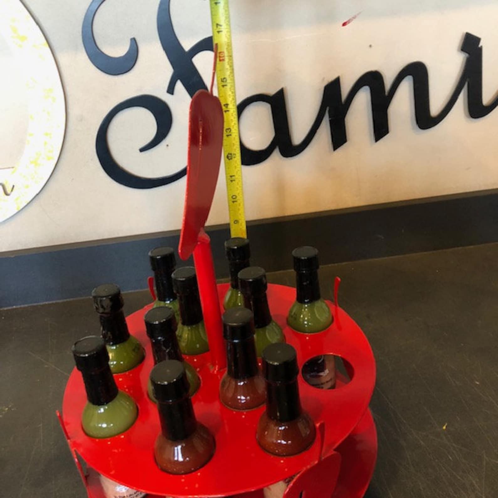 Hot Sauce Display Stand Holds 12 Bottles of Hot Sauce With Etsy