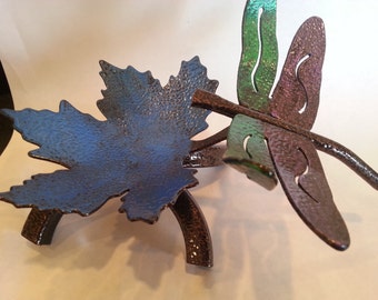 Decorative Dragonfly or butterfly Jewelry or tea lite holder.