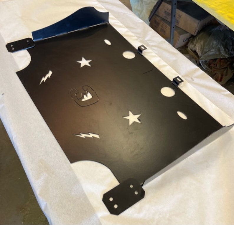 NEW 2015-2024 Ford F-150 2.7L Ecoboost STEEL Rear Skid Plate Lower Plate F 150 lower cover plate image 1