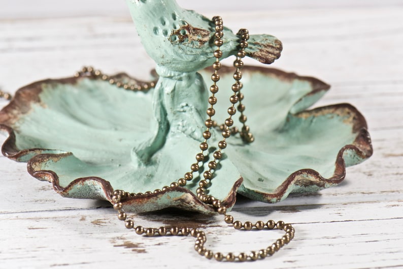 24 Inch Antique Brass Ball Chain, Layering Necklace, A La Carte