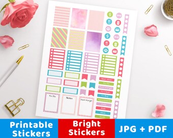 Crystal Stickers Crystal Planner Stickers Printable Planner | Etsy