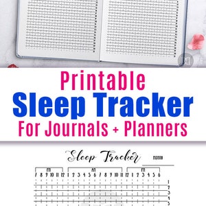 Sleep Tracker Bujo Journal Printable, Sleep Tracker Printable, 31 Day ...