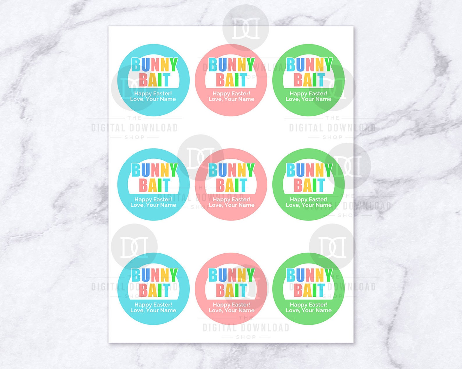 Bunny Bait Labels Printable Editable Bunny Bait Tags Bunny | Etsy