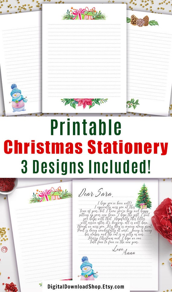 3 Xmas Stationery Printables, Xmas Stationary Paper Electronic, Xmas Letter Mind Printable, Letter toward Santa Letter Printable picture regarding Printable Christmas Stationary referred to as 3 Xmas Stationery Printables, Xmas Stationary Paper Electronic, Xmas Letter Thoughts Printable, Letter toward Santa Letter Printable