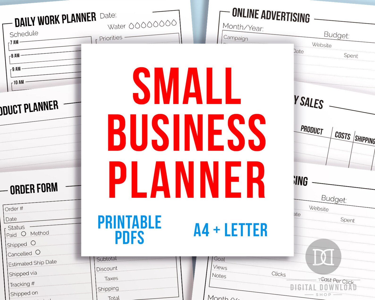Small Business Planner Printable Home Business Organizer - Etsy