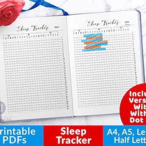 Sleep Tracker Bujo Journal Printable, Sleep Tracker Printable, 31 Day ...