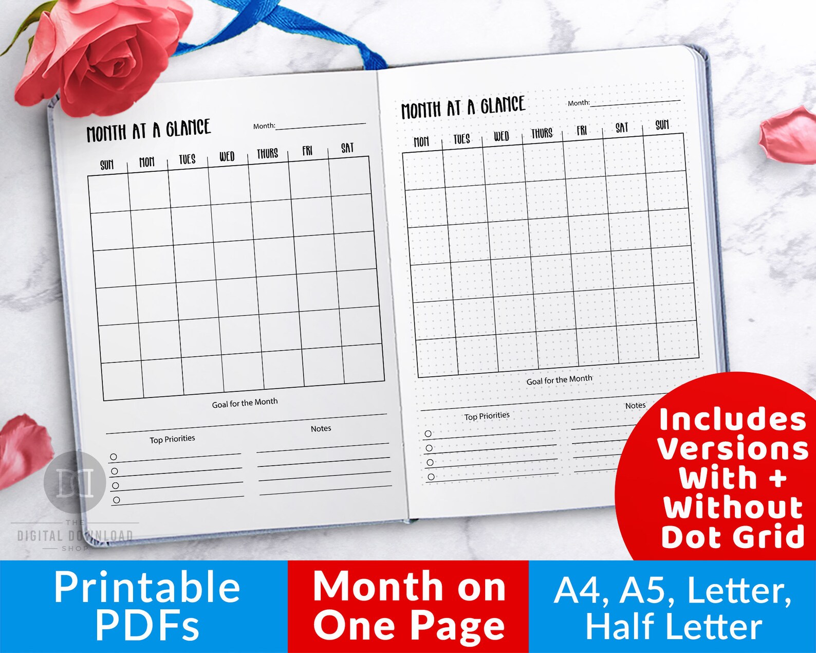 Print month. Print month