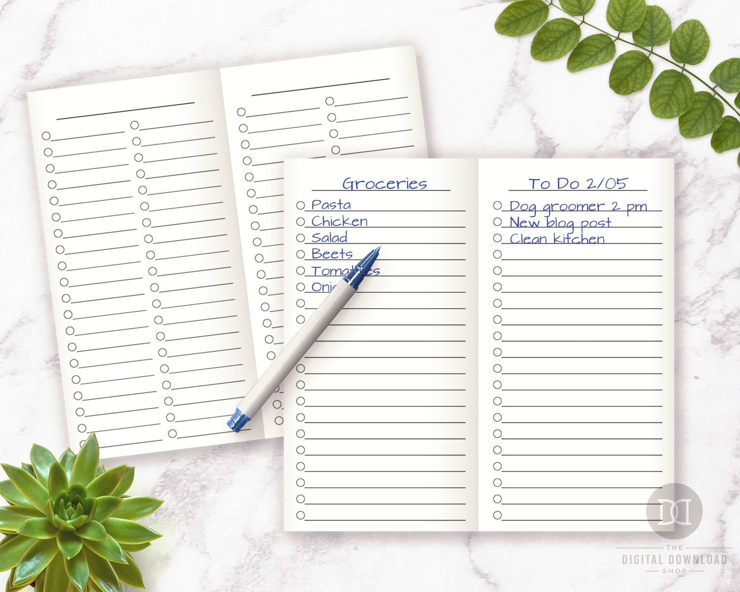 TN Standard to Do Lists, TN Midori Travelers Notebook Inserts Printable ...