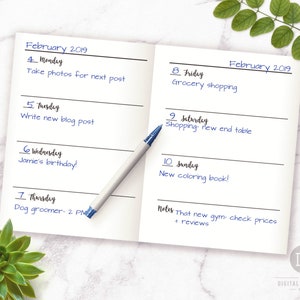 TN Weekly Inserts Passport, Travelers Notebook Insert Printable ...