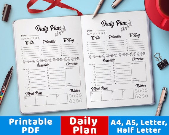 Bullet Journal Printable Daily Plan Journal Daily Log Printable Journal Daily Schedule Bujo Daily Planner Planner Insert Journal Insert Bullet Journal Printable Daily Plan Journal Daily Log Printable Journal Daily Schedule Bujo Daily Planner Planner Insert Journal Insert