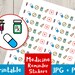 Bill Tracker Planner Stickers, Bullet Journal Stickers Printable ...