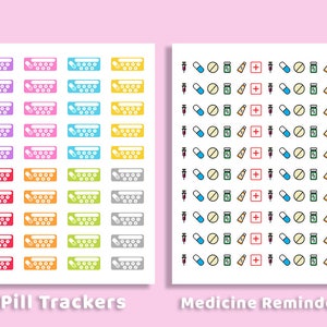 Planner Starter Kit- Health Stickers, Health Trackers, Bullet Journal ...