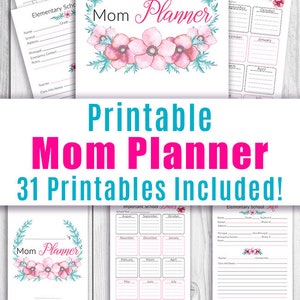 Mom Planner Printable Printable Mom Binder Home Management | Etsy