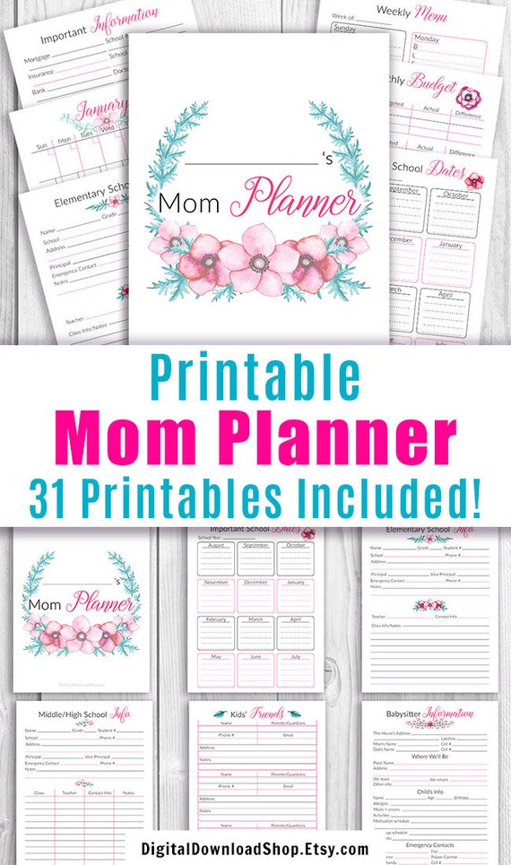 Mother Planner Printable, Printable Mother Binder, Dwelling Handle Binder Printable, Printable Spouse and children Planner, Dwell at Property Mother, Letter Dimension PDF photo regarding Mom Planner Printable identify Mother Planner Printable, Printable Mother Binder, Property Handle Binder Printable, Printable Loved ones Planner, Reside at Household Mother, Letter Sizing PDF