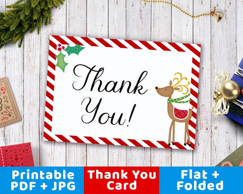 Xmas Thank On your own Card Printable, Printable Reindeer Thank By yourself Card, Small children Xmas Thank By yourself Card, Getaway Thank By yourself Observe Printable image relating to Printable Christmas Thank You Cards known as Xmas Thank By yourself Card Printable, Printable Reindeer Thank By yourself Card, Little ones Xmas Thank Your self Card, Holiday vacation Thank Oneself Notice Printable