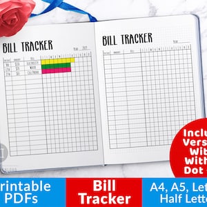 Bullet Journal Bill Tracker Printable, Monthly Bill Payment Tracker ...