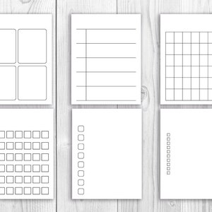 20 Bujo Journal Template Printables, Bullet Journal Printables, Bujo ...