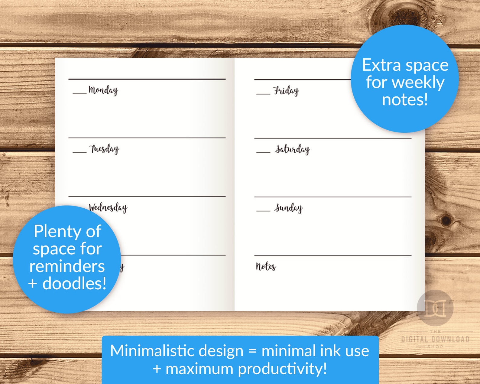 TN Weekly Inserts Passport, Travelers Notebook Insert Printable ...