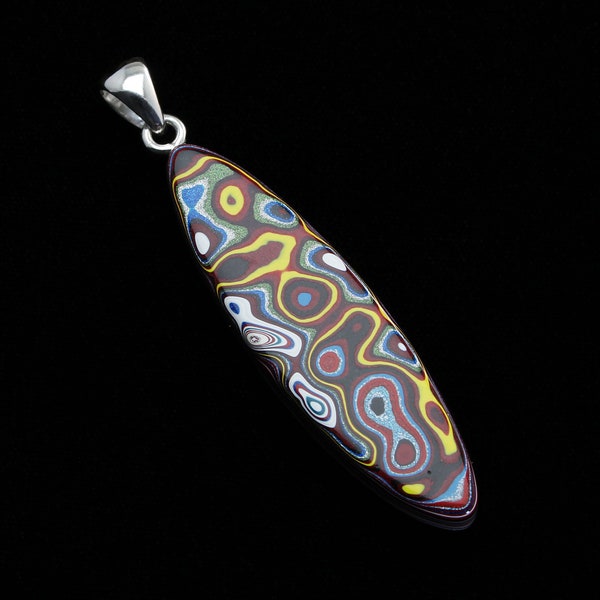 Rare Kenworth Fordite Pendant from Chillicothe, OH