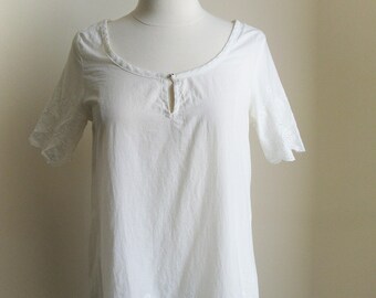 White Lace Maison Scotch Boho Blouse
