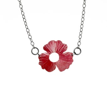 Poppy Pendant with Two Bails