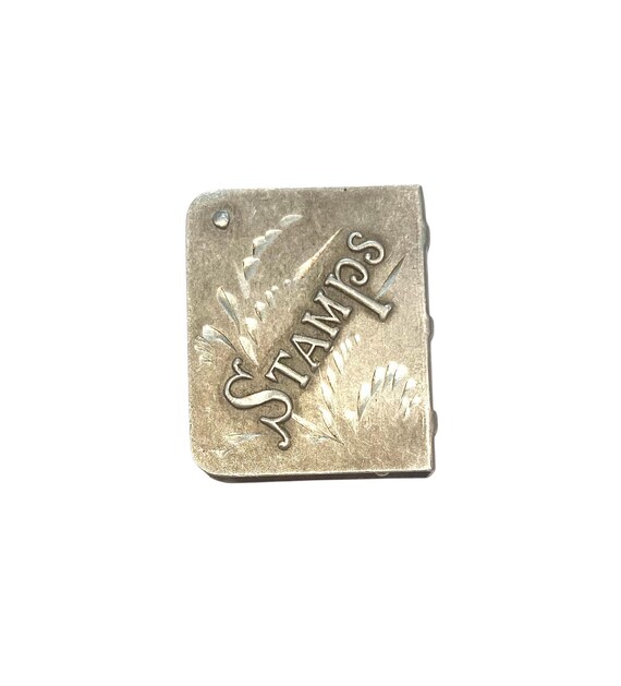 Antique Art Nouveau Postage Stamp Safe Holder. AS IS.