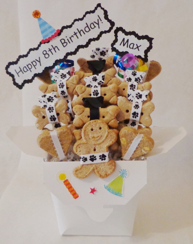 Dog birthday gift basketgift for dog loversdog Etsy