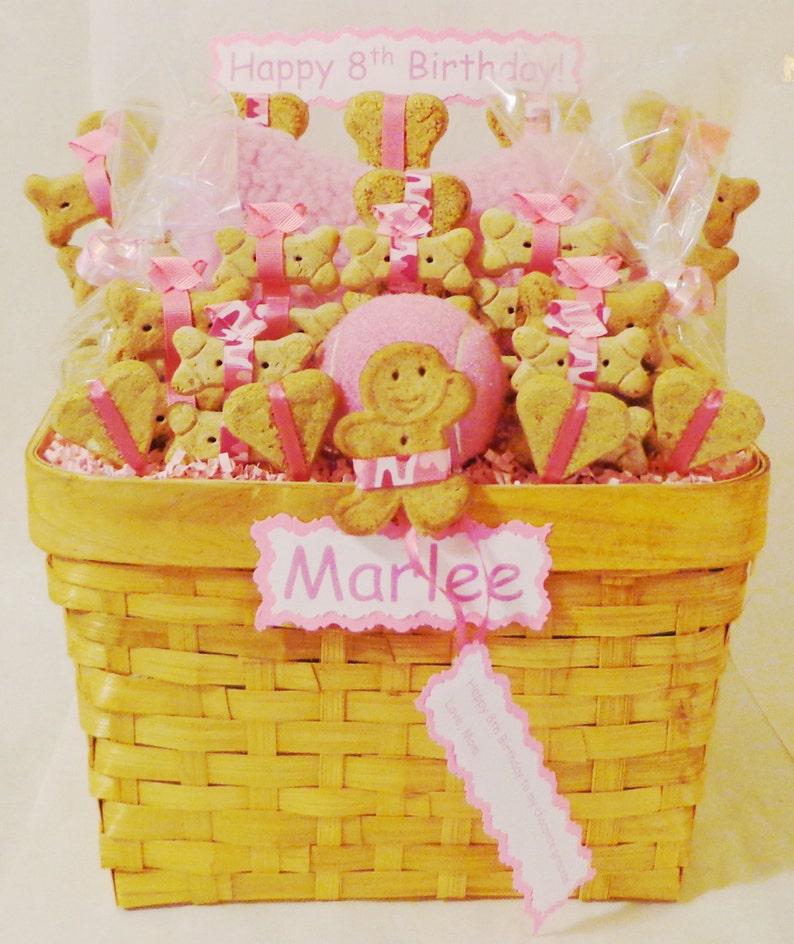personalized dog gift basket