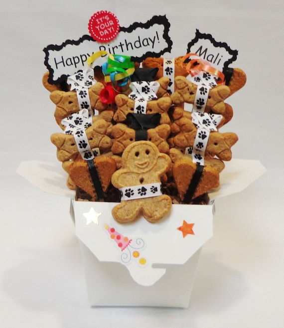dog birthday basket