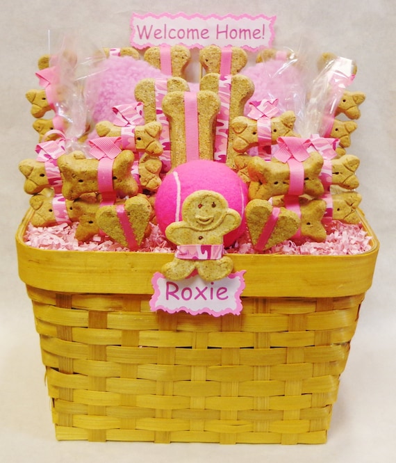 dog birthday basket