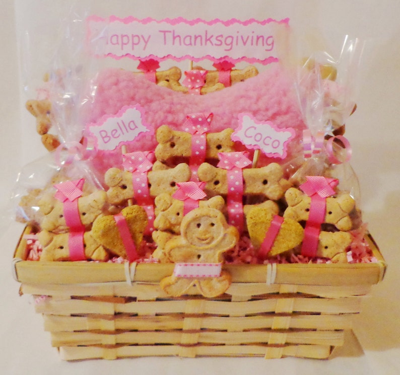 personalized dog gift basket