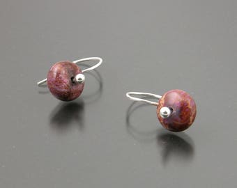 Impression Jasper Sterling Silver Earrings | Gem Spotlight Collection