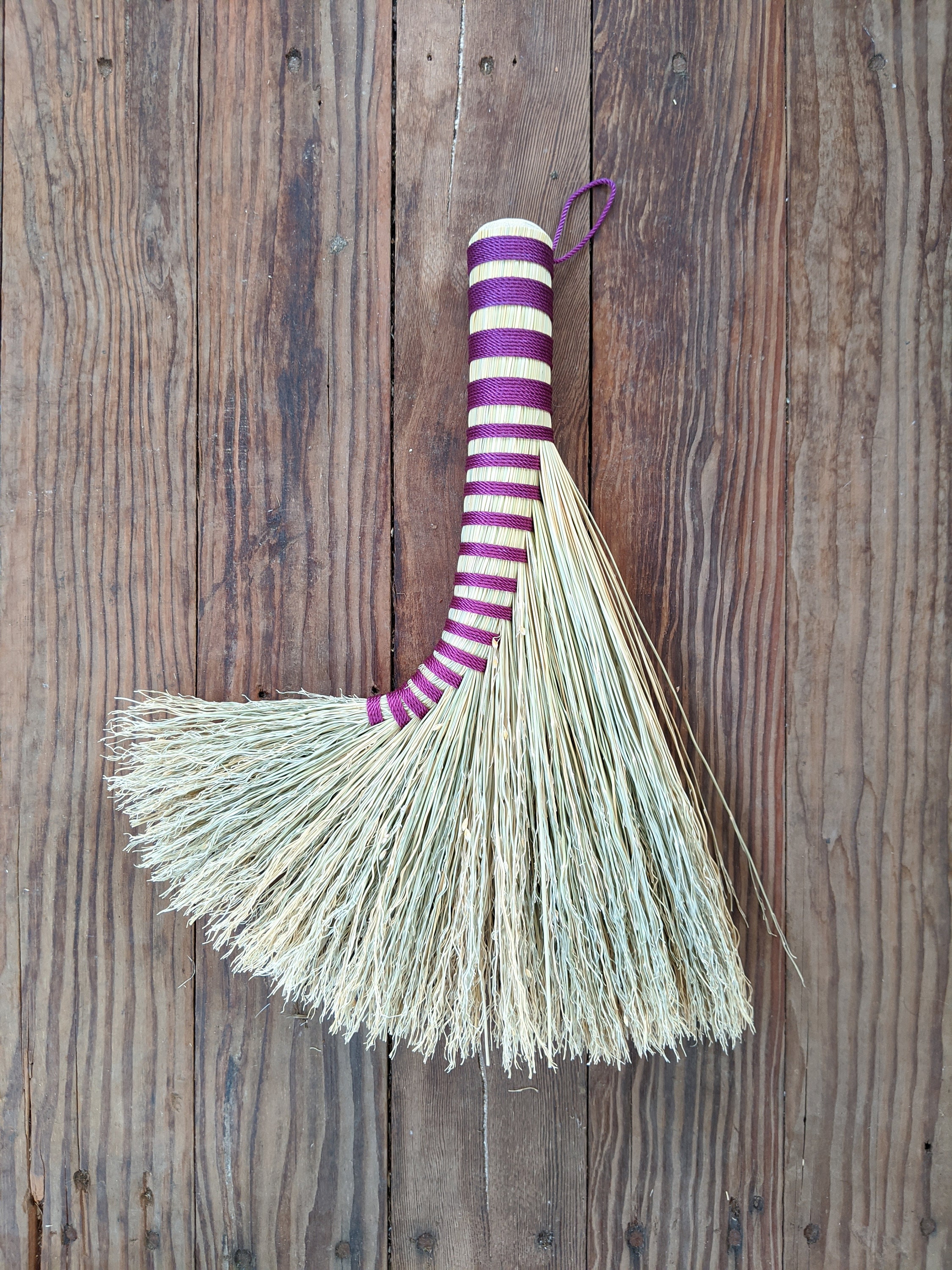 Turkey Wing Hand Whisk Broom, Purple Magenta Etsy Sweden