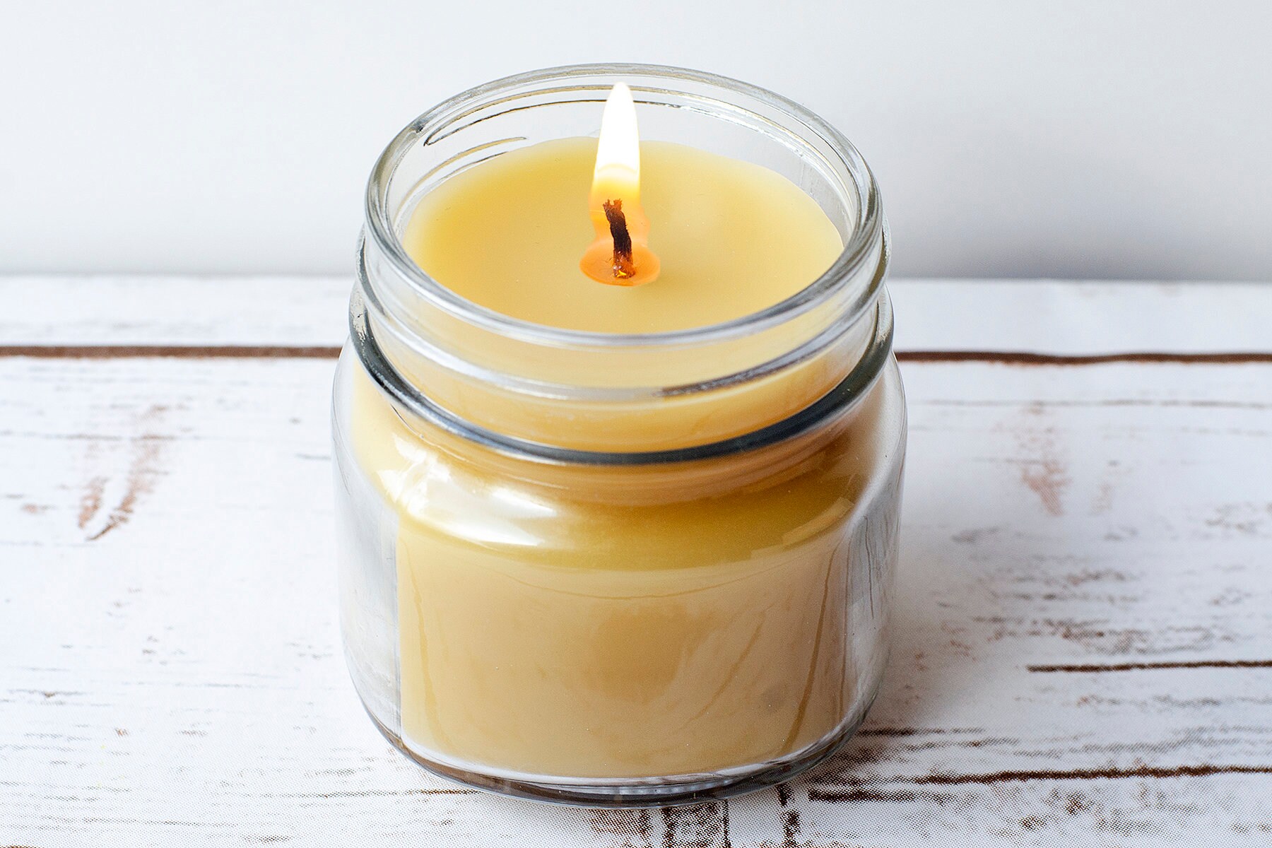 Morning Hike Beeswax Jar Candle 8 Oz. Natural Mason Jars Etsy UK