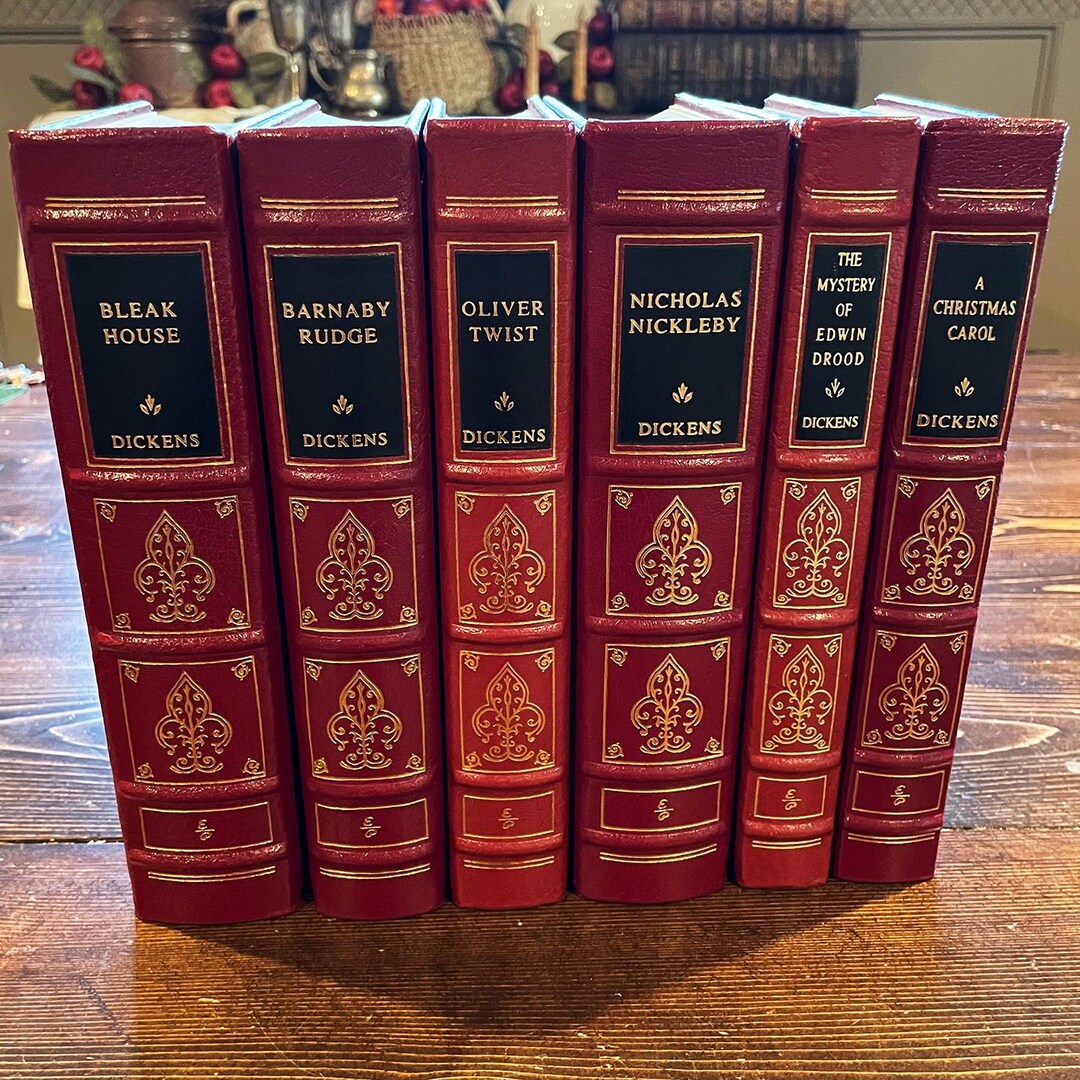 Charles Dickens, Set of 6, Published by Easton Press, Leatherbound ...